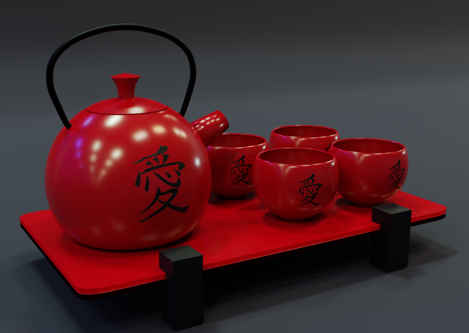 Japanese tea set preview image 2